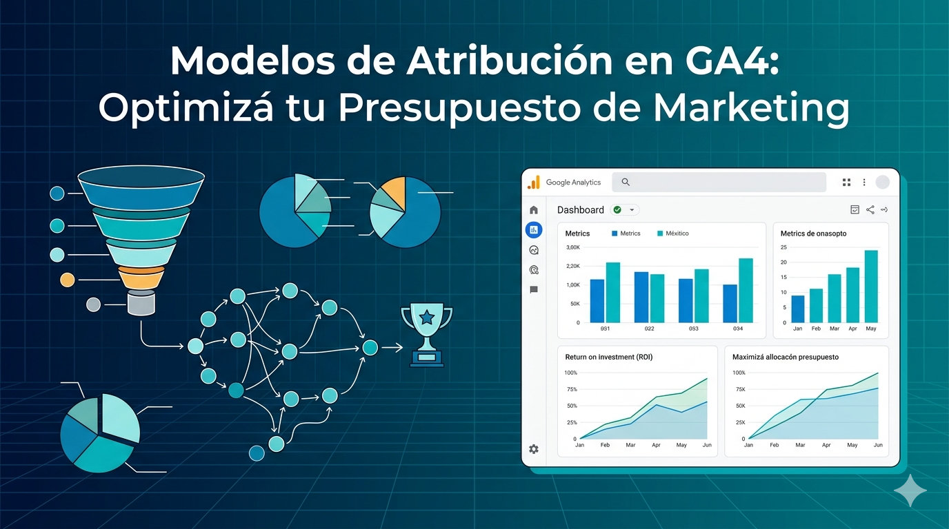 Modelos de Atribución en GA4: Optimizá tu Presupuesto de Marketing