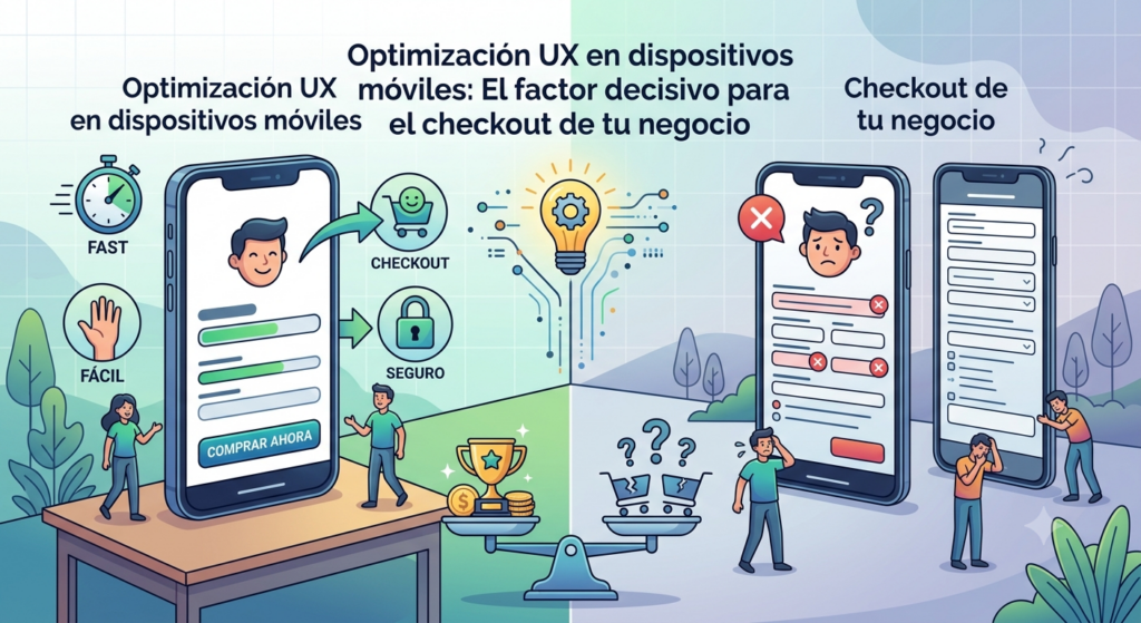 Diseño UX Mobile: Cómo optimizar el checkout para duplicar tus ventas