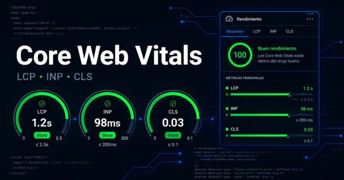 Core Web Vitals Cómo optimizar LCP, CLS e INP para Google