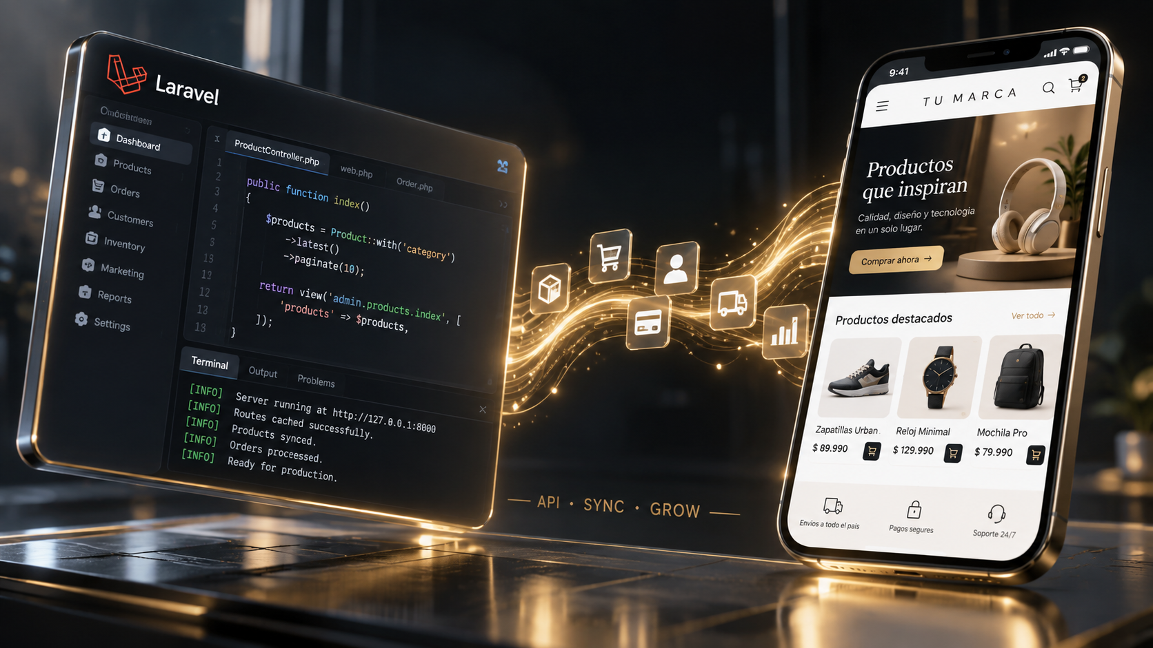 Headless E-commerce con Laravel y Next.js: Guía de Arquitectura